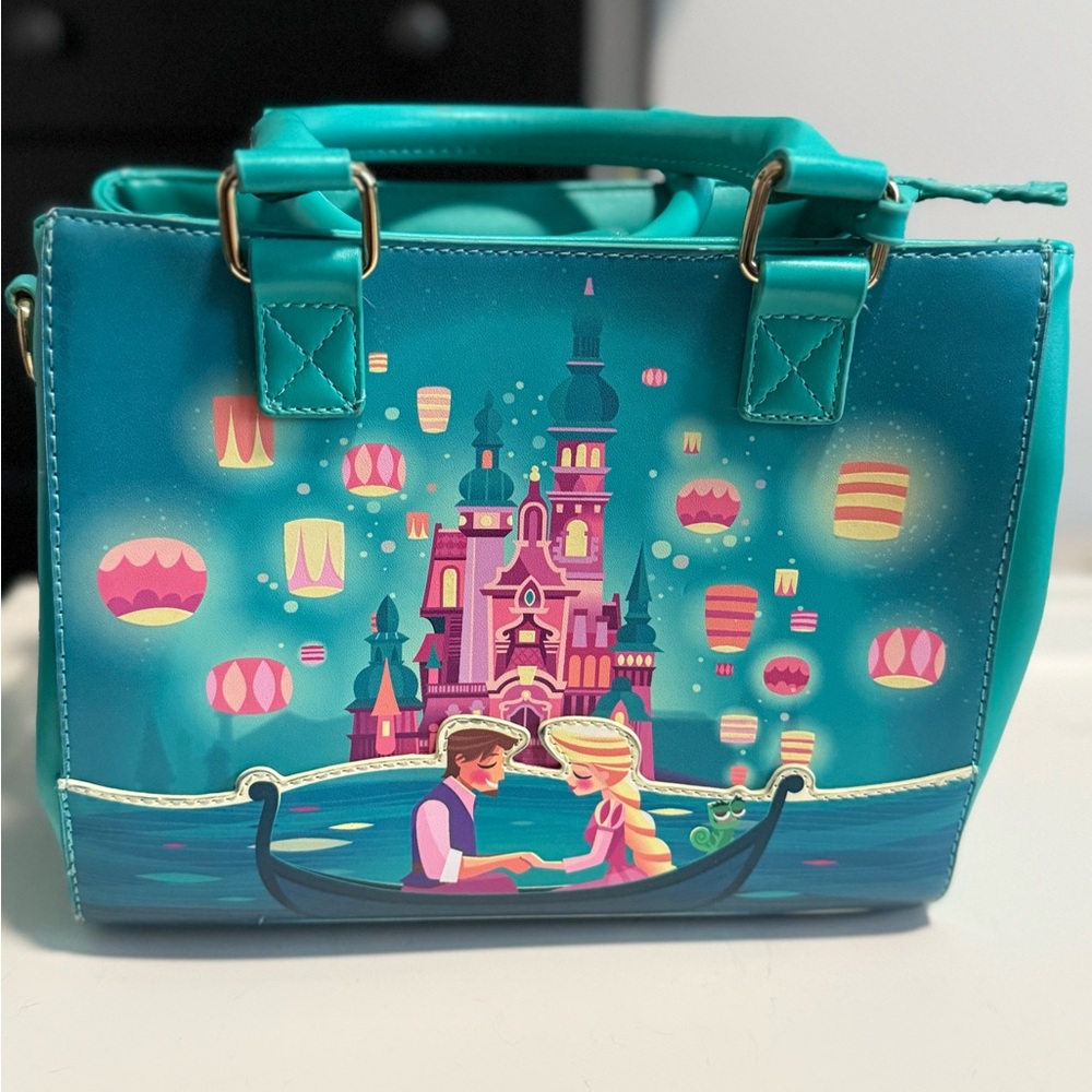 Tangled Loungefly Purse with crossbody strap